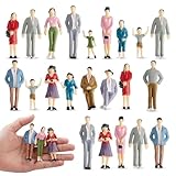 XURJUMI 20 Stück Kleine Figuren Menschen Set, 1:50 Miniaturfiguren...