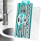 20 Tlg Gewindeschneider Set: Metrisch M3 - M12 Gewindeschneidsatz DIY,...
