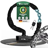 MIVELO Fahrradschloss Kettenschloss Bügelschloss hohe Sicherheit - Schloss...