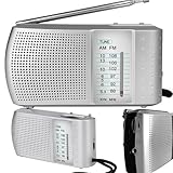 Retoo Tragbares Radio FM AM SW Küchenradio – Kompaktradio für die...