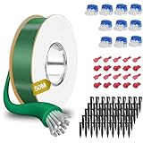 50M Universal Begrenzungskabel für Mähroboter +50 Erdnägel+10...