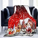 WONGS BEDDING Kuscheldecke 150x200 Weihnachts Weihnachten Sherpa Fleece...
