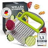 Edelfeld Wellenschneider für Pommes, Obst & Gemüse [TESTSIEGER] -...