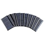 SUNYIMA 10 Stück 5V 60mA MINI Solarpanel Epoxy Solarpanel Polykristalline...