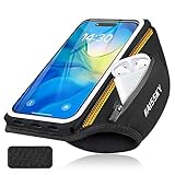 Sportarmband Mit Kopfhörer Tasche Handytasche Joggen Sport für iPhone 15...