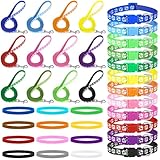 JieyueJewelry 36-teiliges Hundehalsband und Leine, Set mit...