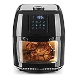 GOURMETmaxx Digitale Heißluftfritteuse XXL - 9L Ofen | Airfryer mit...