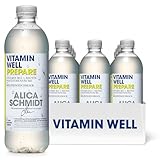 Vitamin Well Vitamin Wasser mit geschmack-Vitamin B12, Biotin, Magnesium,...