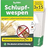 Schlupfwespen gegen Lebensmittelmotten - 45 Karten (15 Karten à 3...