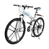 Owneed 26 Zoll Mountainbike, Faltbares, Mechanische Scheibenbremse, 21...