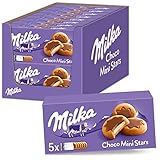 Milka Choco Minis 16 x 185g, Schokoladen-Kekse mit Milchcrème und zarter...