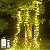 Lichterschweif Batteriebetrieben, 10 Stränge 2M 200 LEDs Wasserdichte...