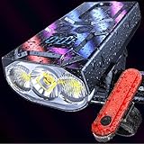 Monkey Home Fahrradscheinwerfer mit 1200 Lumen, Fahrradlicht aus...