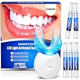 Zahnaufhellungsset mit LED-Licht – 3 Whitening-Gel-Stifte + 2...