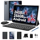 TABWEE T20 Android 16 Tablet mit Tastatur - 24 GB RAM+256 GB ROM (2 TB TF),...