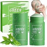 Green Tea Clay Mask 2 Stück,Grüner Tee Purifying Clay Stick...