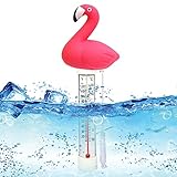 Schwimmende Pool Thermometer, Floating Pool Thermometer mit String, Wasser...