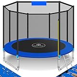 KESSER® Trampolin Outdoor Ø 305cm Komplettset mit Sicherheitsnetz,...