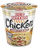 Nissin Cup Noodles – Tasty Chicken, 8er Pack, Soup Style Instant-Nudeln...