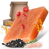 Salzstein Grill XL mit Geschenkverpackung - BBQ Grillstein aus Himalaya...