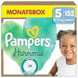 Pampers Harmonie Windeln Größe 5, 152 Windeln, 11kg-16kg, sanfter...