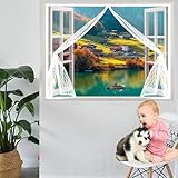 Fliegengitter Magnet Tür 155 x 95 cm Anpassbar, Lichtdurchlässig,...