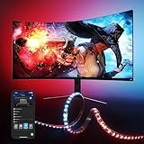 Govee Gaming LED Strip G1, PC Hintergrundbeleuchtung für 27-34 Zoll PCs,...