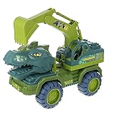 YARNOW 1 Satz Dino Bagger für Rückzieh Auto mit Realistischer Dinosaurier...