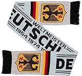 Euroscarves Germany Deutschland Fußball Strickschal Schal Weiß...