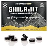Mumijo Shilajit Tabletten aus reinem Harz - Laborgeprüft in DE - 90 Stück...