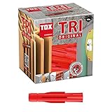 TOX Allzweckdübel Tri 10 x 61 mm, Dübel für fast alle Baustoffe, 50...