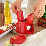 Basilico® Tomaten- & Mozzarellaschneider für gleichmäßige Scheiben –...
