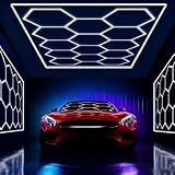 Bleyoum Hexagon LED Beleuchtung 14-teilig, 720W 86400lm 6500K Garagen &...