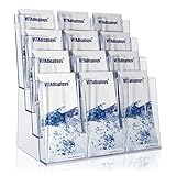 Taymar Prospektständer Tribüne für DIN A4, A5, DIN lang, DL, A6 Flyer,...