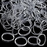 Durchsichtige Haargummis Mini Kleine Haargummis Elastische Haargummi...