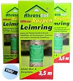 3X Raupen-Leimringe für Obstbäume, je 3,5 m, stark klebend, Baumschutz...