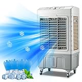 Kommerzieller Verdunstungsluftkühler Ventilator, 3-in-1-Kühlsystem, 60L...