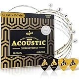 BELFORT® Beschichtete Premium Gitarrensaiten für Westerngitarre – 2x...