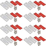 MIN CI 8 Stück Türmagnet Magnet Selbstklebend, Flache Magnete Silbrig...