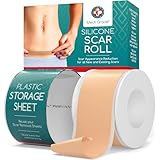 Silikon Narbenpflaster Rolle [2 m], Medi Grade Silikonpflaster für Narben...