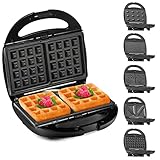 Lehmann Sandwichmaker 5 in 1 mit verschiedene Formen | Waffeleisen,...