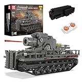 Mould King 20028 MOC WW2 Karl-Gerat 040 Selbstfahrmörser Kettenpanzerwagen...