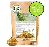 BIO Hanfprotein 1kg aus Deutschland, Veganes Hanfsamen-Protein vom...