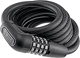 ABUS Kabelschloss Numero 5510C/180 - kompaktes Fahrradschloss mit...