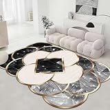 DJHWWD Waschbar Teppich Jungen Jugendzimmer Groß Schwarz 200x300CM,Moderne...