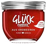 GLÜCK PASSIERT - aus Erdbeeren Fruchtaufstrich ohne Stückchen fein...
