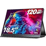 UPERFECT Portable Monitor 18,5 Zoll 120Hz Tragbarer Bildschirm IPS Full HD...