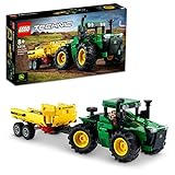 LEGO Technic John Deere 9620R 4WD Tractor, mit kippbarem Anhänger,...