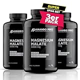 Amando Perez Magnesium Malat Tabletten 3000mg Hochdosiert - 540 Stück...