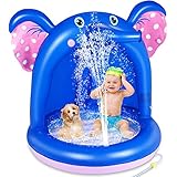 lenbest Shade Babypool, Aufblasbarer Planschpool mit PVC-Überdachung &...
